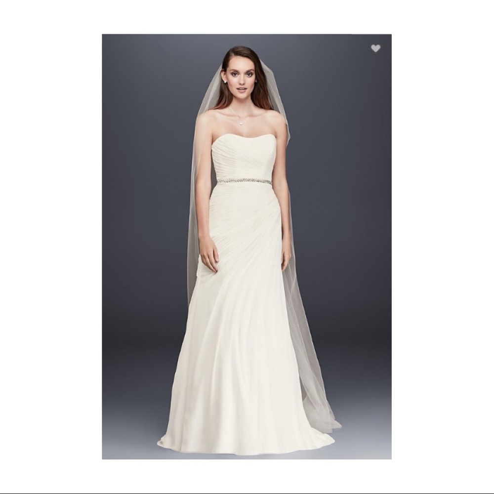 David’s Bridal Ivory Wedding Dress